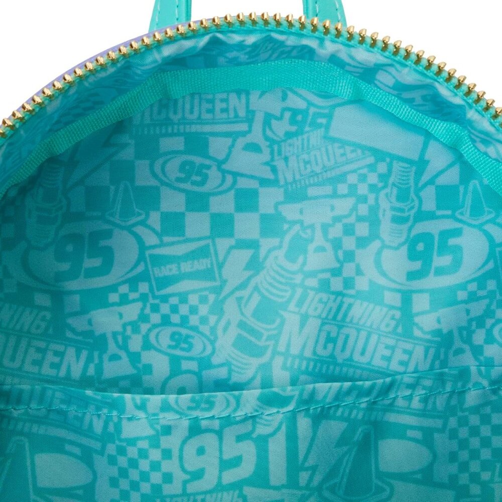 Loungefly Disney Pixar Cars Flo's Diner Mini Backpack Amazon Exclusive NWT - Picture 6 of 8